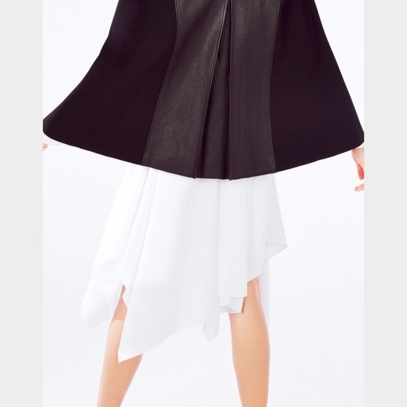 Bcbgmaxazria real leather cape vest coat - Picture 4 of 7